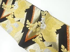 アンティーク　桐模様織出し袋帯（材料）